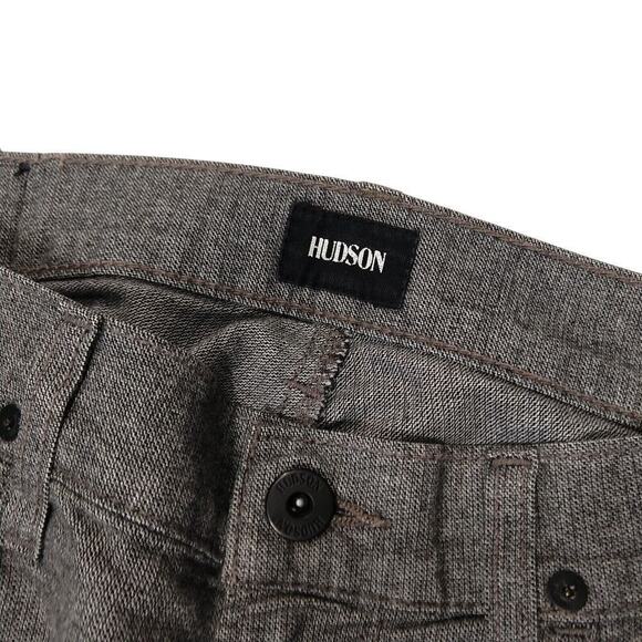 Hudson Blake Slim Straight Jeans Size 30 x 27 Deca Gray Trousers Pants Short - Picture 4 of 8